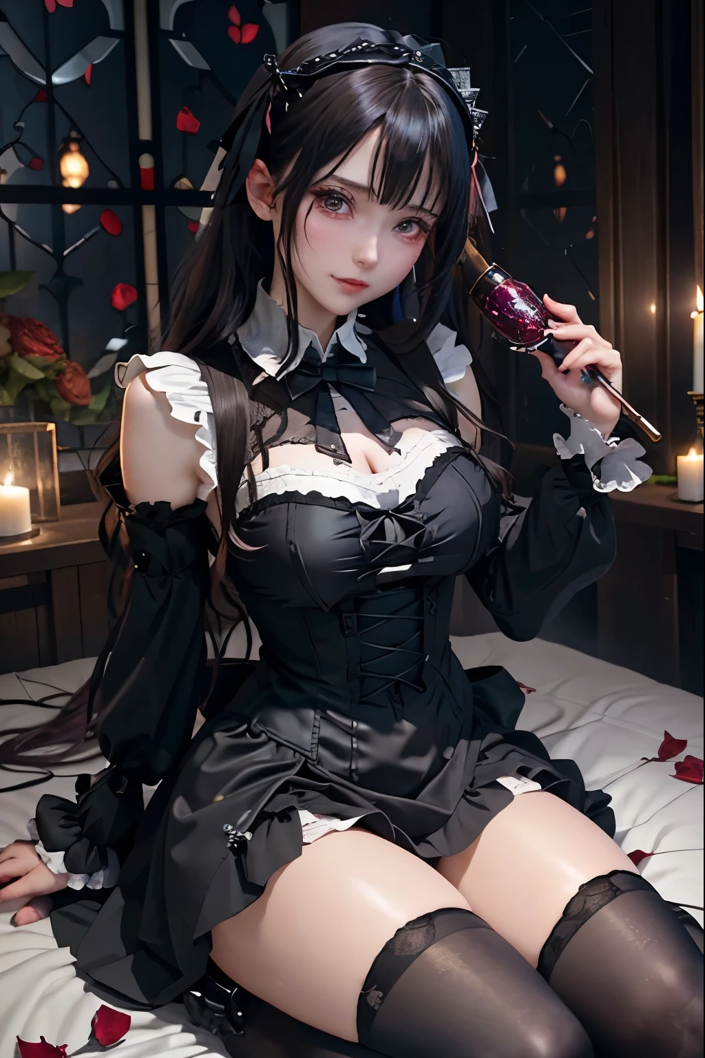 Hard Dark Gothic Makeup、Black dark eyeshadow、sad、Good skin radiance、Dark Gothicメイク、Dark smile、palace、The beauty of fragrance、24-years-old、Expression of intense sexual pleasure、Embarrassed look、Dark Gothic、Highest quality、Expression of sexual pleasure amid suffering、Drunk face、紫のMaid clotheysterious、Noble、The face of someone holding it in the toilet、sexy、Loving smile、Twin tail hair、Right blue eye, Left eye is red、Super tempting pose、Platform Heel Shoes、Heavy makeup、Gothic ta clothes、Silver Hair、Long Hair Straight Hair、Cute Gothic Loliress、Beautiful Face、elegant features、Attractive face、Stained glass is the background、Chest glistening with sweat、The room is dark、goth long dress、Bell Sleeves、Wizard Sleeve、Decadent look、Sexually excited expression、Glossy thighs wet with water、Thighs that are wet and shiny with oil、Background of a room full of roses、sad expression、Rose Maiden、The embroidery is pink、The dress has pink embroidery.、Thigh-high socks、Knee-high socks、Gentle expression、Dark black eyeshadow、Stained glass and rose background、thighs are a little thin、Female Duo、Female couple、dark church background、Stained glass、Black metal world、Dark Castle、Dark Room、Slender body、gothic long dress、Victorian dress、Small breasts、Hold the wine in your right hand、Hold the lantern in your left hand、pantyhose、Sit on the bed、The bed is covered with roses、Lying in bed、Her thighs are shining with sweat、My body is wet and shiny、Lots of glitter on the thighs、sweating、My thighs are sticky from sweating、Sweat glistening on my thighs, The whole body is sweaty and shiny、I sweated a lot.、My thighs are sweaty、My thighs are wet、My thighs are shining with sweat、A lot of sweat glistening all over the body、Slender body、
