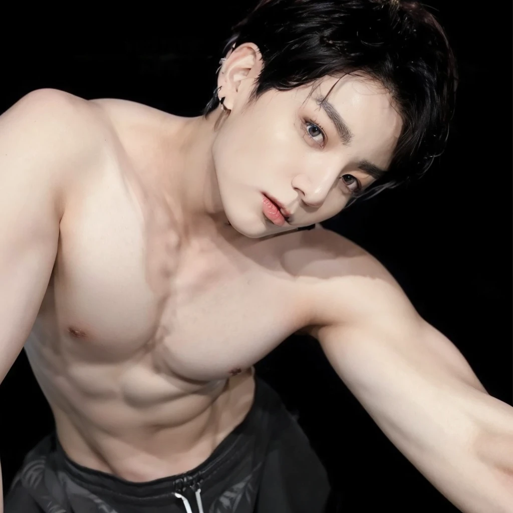 Jeon jungkook, masterpiece, best quality, there is a men, handsome, 4k 