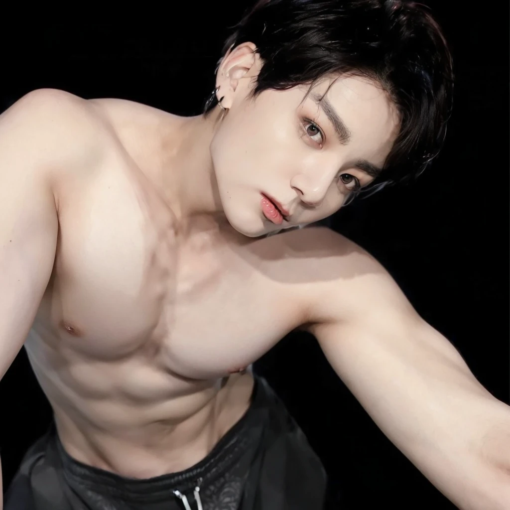 Jeon jungkook, masterpiece, best quality, there is a men, handsome, 4k