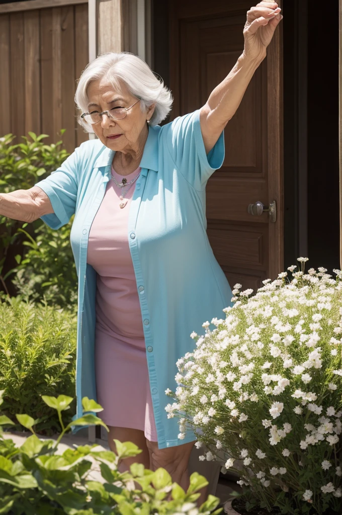 Grandma releasing an odor