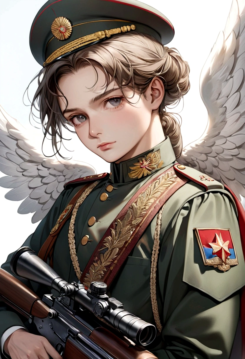Russian soldier ,may be an angel but it would be