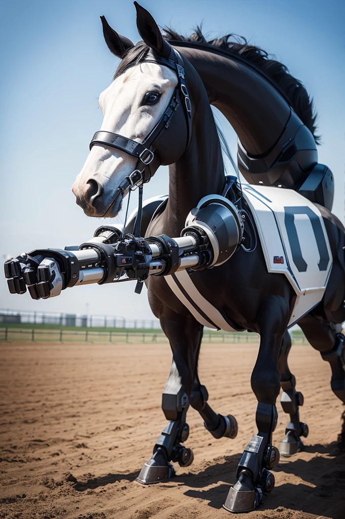 a robotic horse