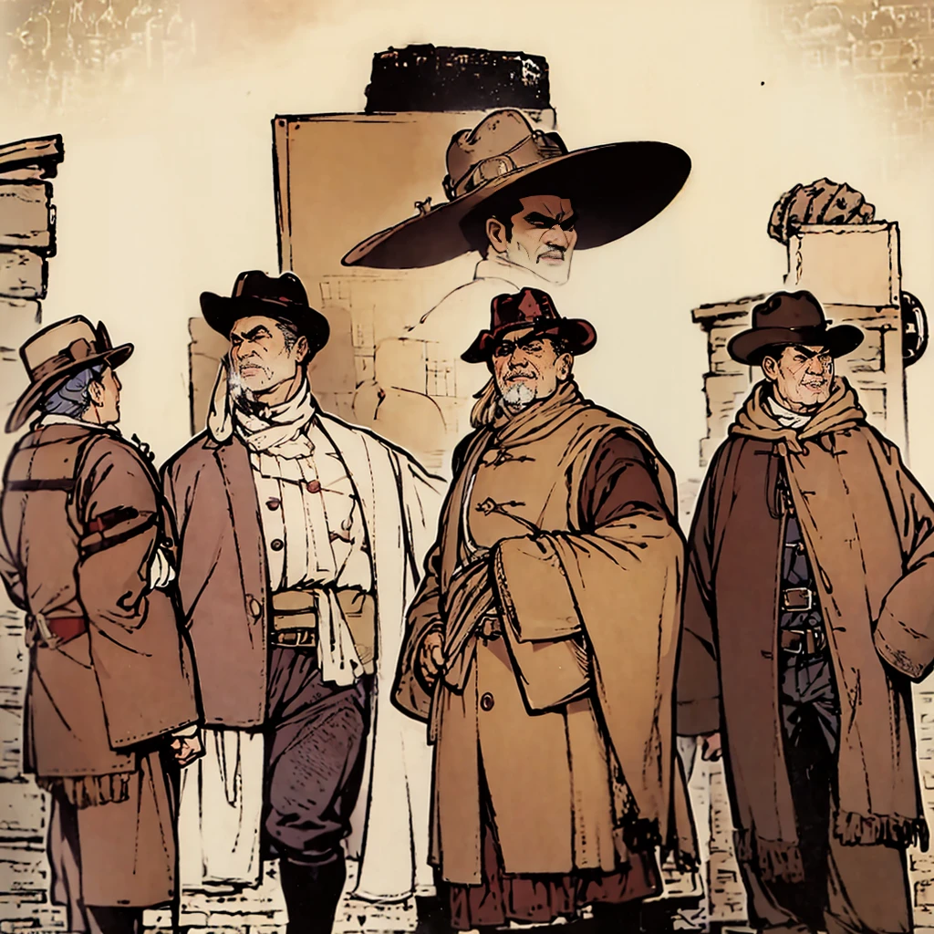 (((((Character Design Sheet)))))(((MAFIOUS OF THE OLD WEST)));