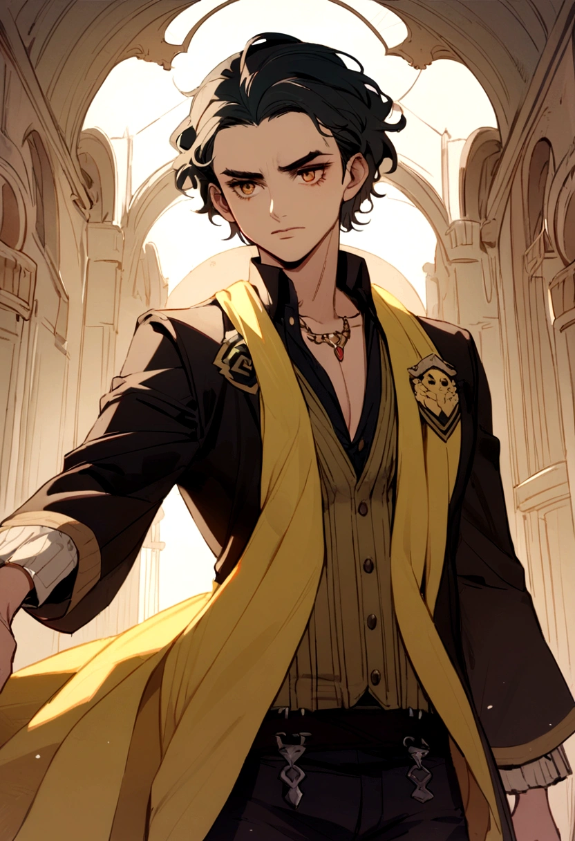 Chico rubio Hufflepuff