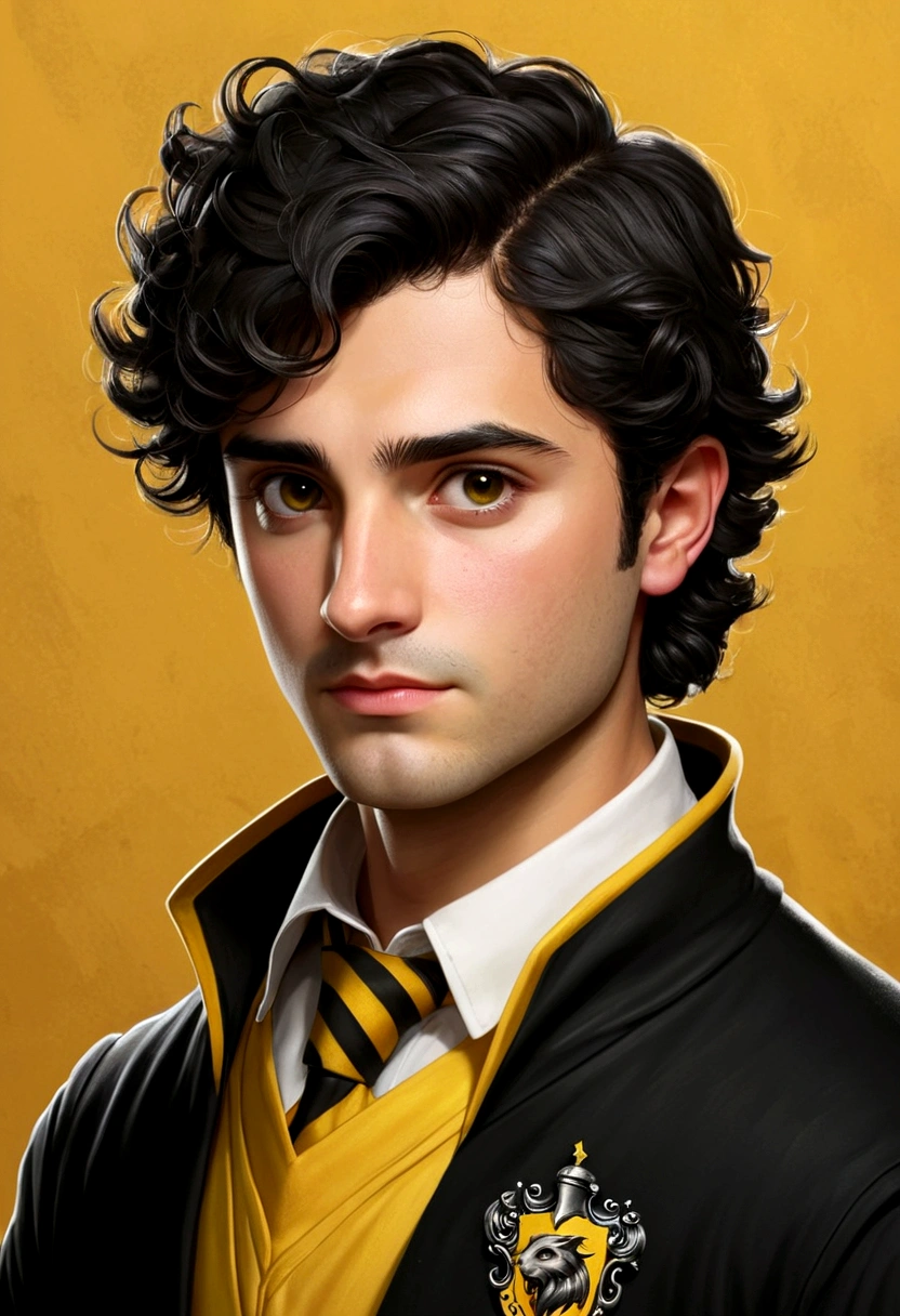 Chico rubio Hufflepuff