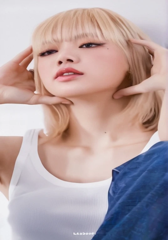 a Close up of a woman with long hair and a necklace, parque roseanne de blackpink, jossi do blackpink, portrait of jossi do blackpink, Jennie Blackpink, Cl, Fotografia selfie 8k, Lalisa Manoban do Blackpink, lalisa manobal, imagem de perfil, Jisoo do Blackpink, Gongbi, ava max, Jisoo do Blackpink