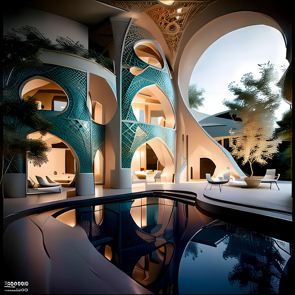 (masterpiece, top quality, best quality),(ultra-detailed, absolutely resolution),((16k, high res)),

BREAK {hyper-realistic photo of an architectural interior featuring stunning arabesque patterns. The interior should be richly decorated with intricate geometric and floral designs that cover the walls, ceilings, and floors. Use a combination of vibrant colors and gold accents to highlight the complexity and beauty of the patterns. Include elements such as grand arches, detailed mosaics, and ornate columns to enhance the grandeur of the space. Soft, ambient lighting should be used to illuminate the intricate details and create a warm, inviting atmosphere. The overall scene should be awe-inspiring, capturing the exquisite craftsmanship and beauty of arabesque architecture.}

BREAK { (produces images with information more than 40 million pixels with cinematic-like detailed textures shot on a Sony SLR).}
