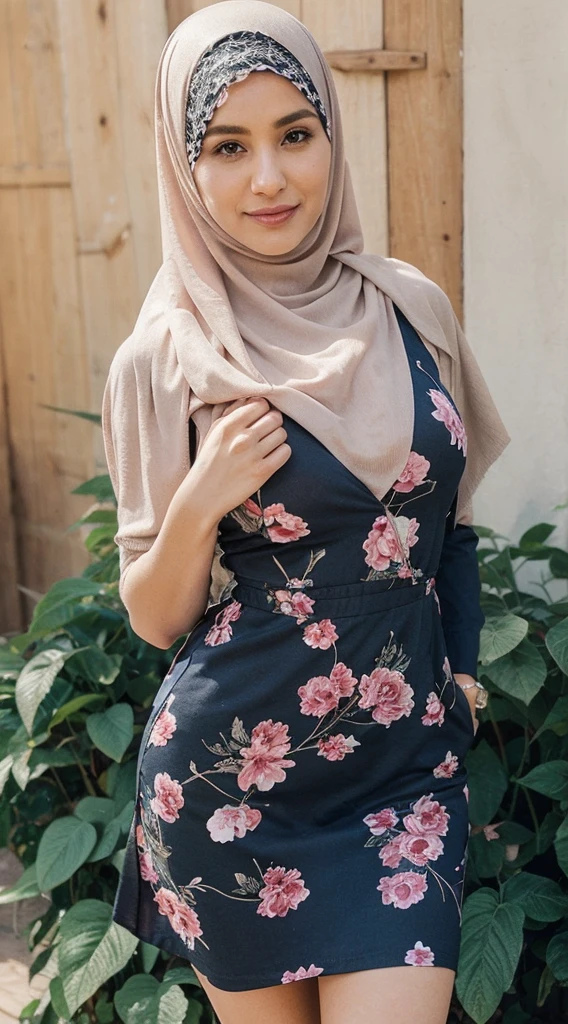 A milf wearing a hijab,