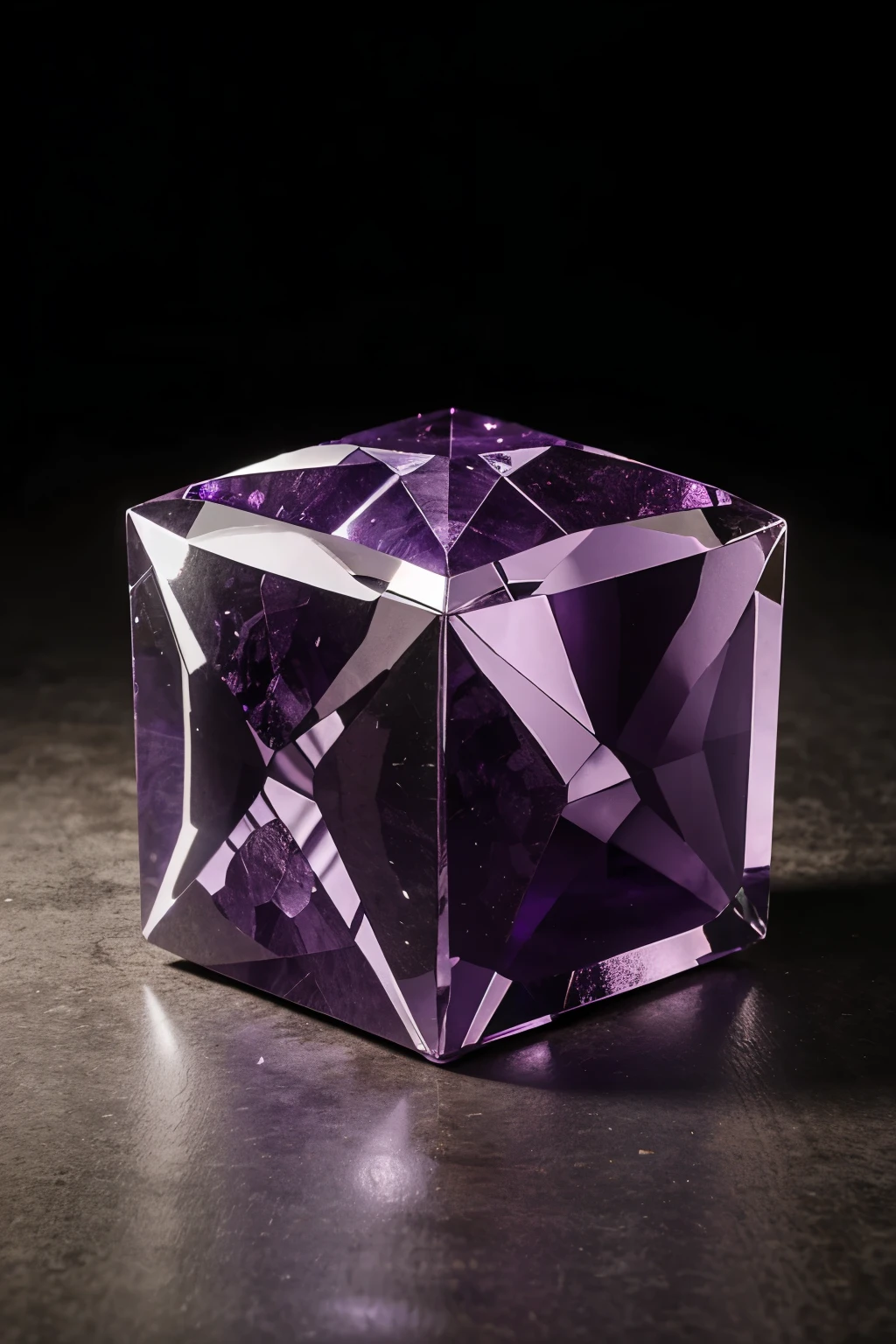 Amethyst cube