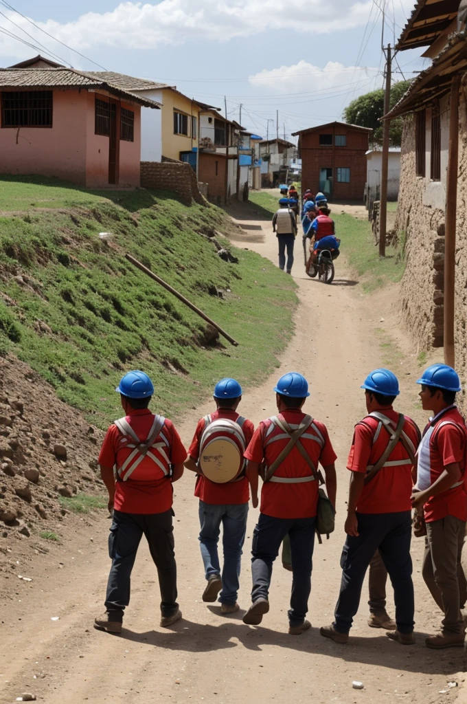 People from the municipality of Talara in Peru taking actions for sustainable development