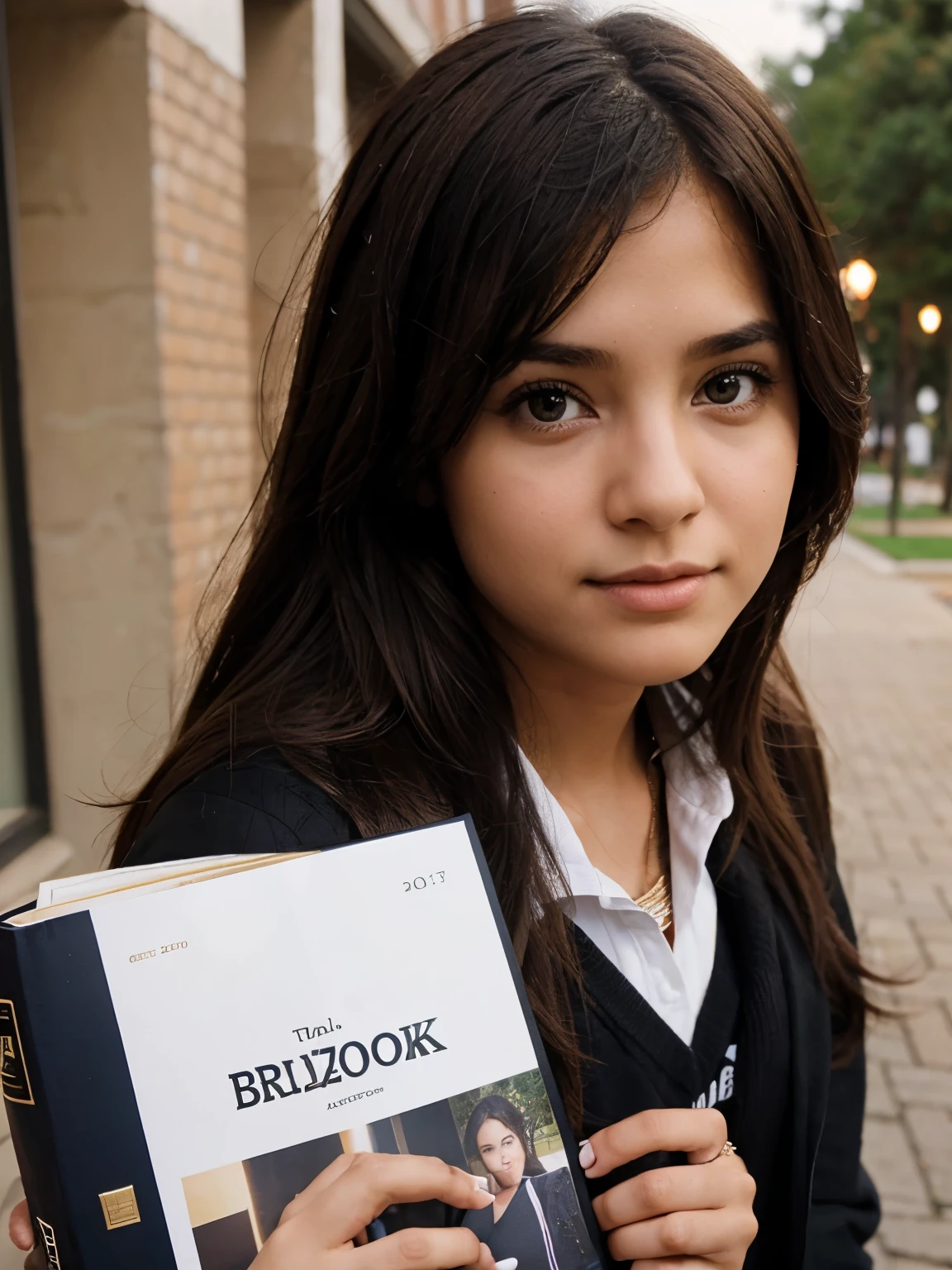 Girl Brown YearBook