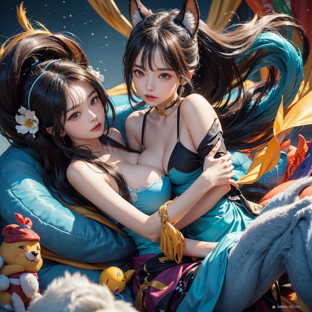 Group photo,Taiwanese girl 18 years old with and big breasts動漫綜合,Multiple animal races,Fully anthropomorphic(human body,Face,Animal ears,Beast tail,Big boobs),(((a lot of,Big boobs,Beauty)),a lot of,Big boobs,Beauty,humor,天馬行空的imagination,quirky style,Cartoon creatures,Crazy combination,chaotic scene,,creativity,Art,mixed species inspiration,Pokemon style,Love to play、whimsical、Colorful、Playful、imagination、Mysterious atmosphere、Cute characters、unique design、((fictional animals))、eye-catching、Attention to detail、Colorful、expressiveness、Entertainment、Unconventional、Stimulate、various kinds,animal diversity,harmonious relationship,peaceful coexistence,animal world,Art表現,Beautifully illustrated creatures,Amazing fusion,hybrid animals,Unusual biological pairings,((口袋妖怪Art風格)),數碼寶貝關鍵Art,杉森健Art,Maki Haku,位圖Art,釋放imagination,charming depiction,Case,Interesting visual storytelling,Rich creativity,Wonderful composition,自然的Art靈感,迷人的Art作品,Rich narrative,whimsical的故事,Playful的詮釋,富有imagination的設置,獨特的Art表達,Lively and dynamic,images full of energy,stunning details,精心製作的Art品極品