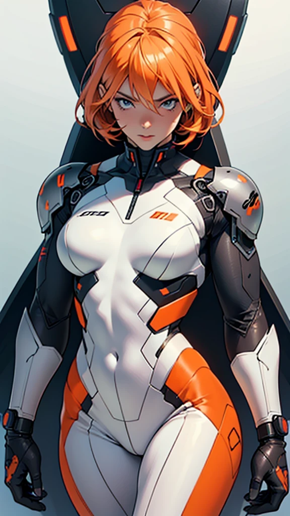 Medium and white blue stripes, ((Best quality)), ((masterpiece)), (detailed: 1.4), Robot pilot woman muscular body defined, Neon evangelion style, half thick naked thighs, closed mouth, only panties, muscular body parts covered by technological clothing, (((medium breasts)) perfect, generous neckline, ((light blue and white striped clothing)), Argentina, pastel, (((mechanical arm))), airplane wings on the back,  blonde hair with orange locks, short underwear, garter belt, by mucha, niji --V5, close to real, best quality, almost naked, psychopath, crazy face, sexy pose, psychedelic background, 2 pieces clothing, sun drawings of the flag of Argentina, cyberpunk, dark blue bra with the sun, (((clothes with the colors of the shirt of the Argentina national team))),  Pointed shoulder pads, blue eyes without pupils, HDR (High Dynamic Range),Ray Tracing,NVIDIA RTX,Super-Resolution,Unreal 5,Subsurface dispersion, PBR texture, Post-processing, Anisotropic filtering, Depth of field, Maximum clarity and sharpness, Multilayer textures, Albedo and specular maps, Surface shading, Accurate simulation of light-material interaction, Perfect proportions, Octane Render, Two-tone lighting, Wide aperture, Low ISO,  White Balance, Rule of Thirds, 8K RAW, crysisnanosuit