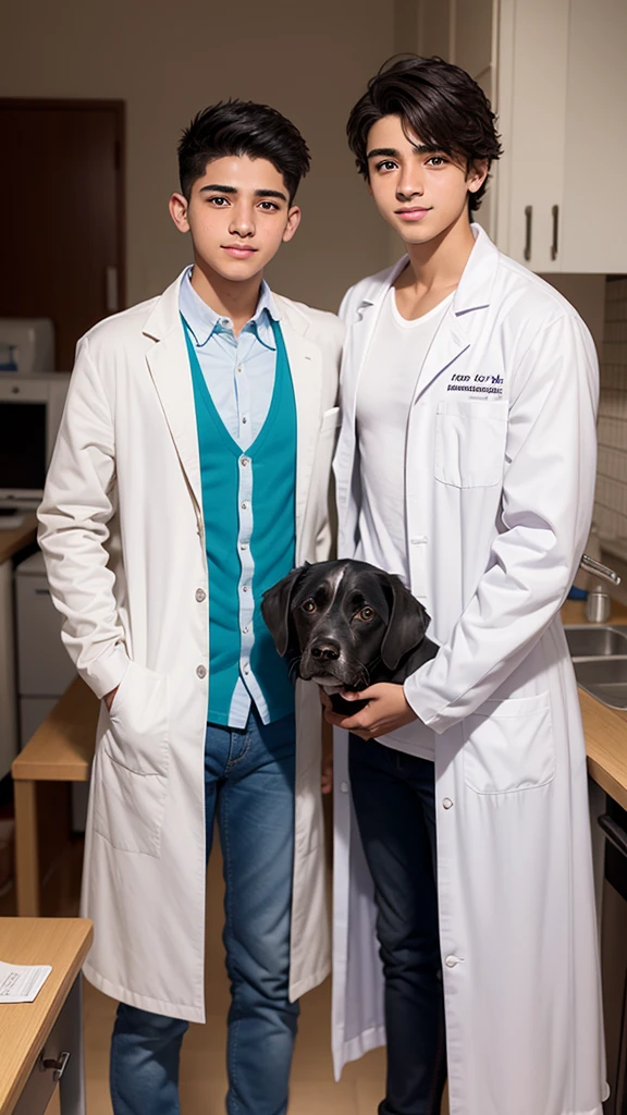 **Viñeta 3:** 
Luis, 16 years old: I&#39;m ready, Well! Where do we start?
(Luis also with a lab coat)