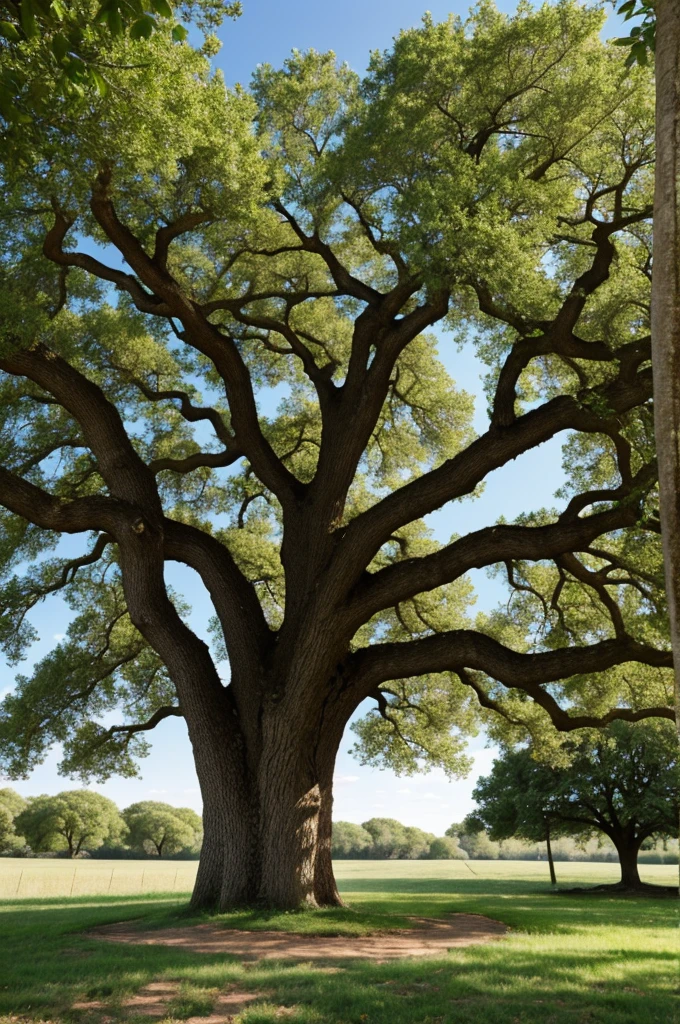 Under a lively oak