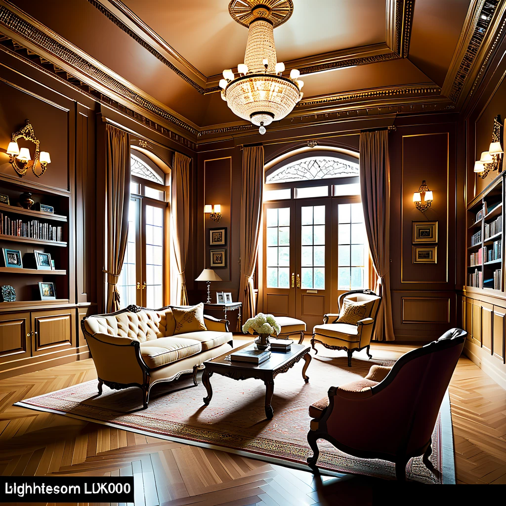 (masterpiece, top quality, best quality),(ultra-detailed, absolutely resolution),((16k, high res)),

BREAK {grand and beautiful library. The library should feature towering bookshelves filled with an extensive collection of books, intricate wooden carvings, and ornate architectural details. Include elements such as elegant chandeliers hanging from a high, vaulted ceiling, large arched windows letting in soft natural light, and plush reading areas with comfortable chairs and tables. Use warm, ambient lighting to enhance the rich textures of the wood and the golden hues of the decor. The overall atmosphere should be awe-inspiring and serene, capturing the grandeur and beauty of a majestic library}

BREAK { (produces images with information more than 40 million pixels with cinematic-like detailed textures shot on a Sony SLR).}