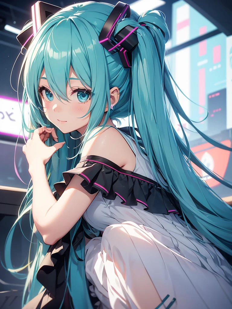 hatsune miku, very cute