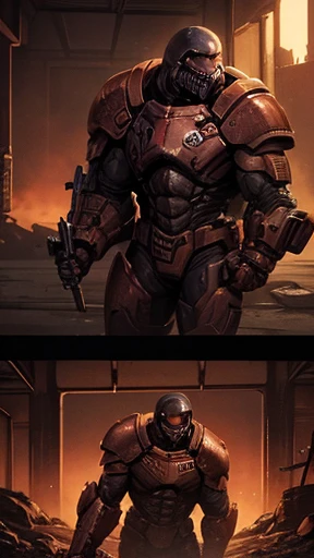 Doom Slayer (dark fantasy style) from the 80s
