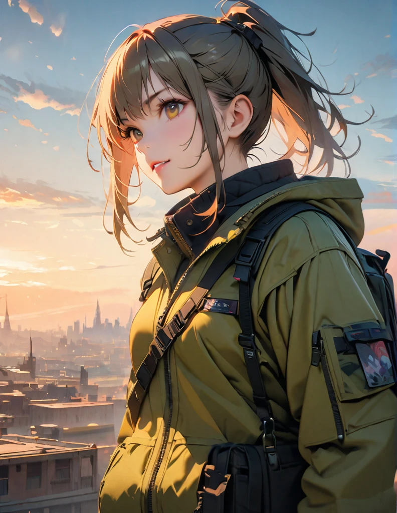 quality(8k wallpaper of extremely detailed CG unit, ​masterpiece, hight resolution, top-quality, top-quality ,hyper realisitic, digitial painting,increase the resolution,RAW photos，best qualtiy,highly detailed,the wallpaper),BREAK,8K, toxic mask, young girl, zombie, Techwear 