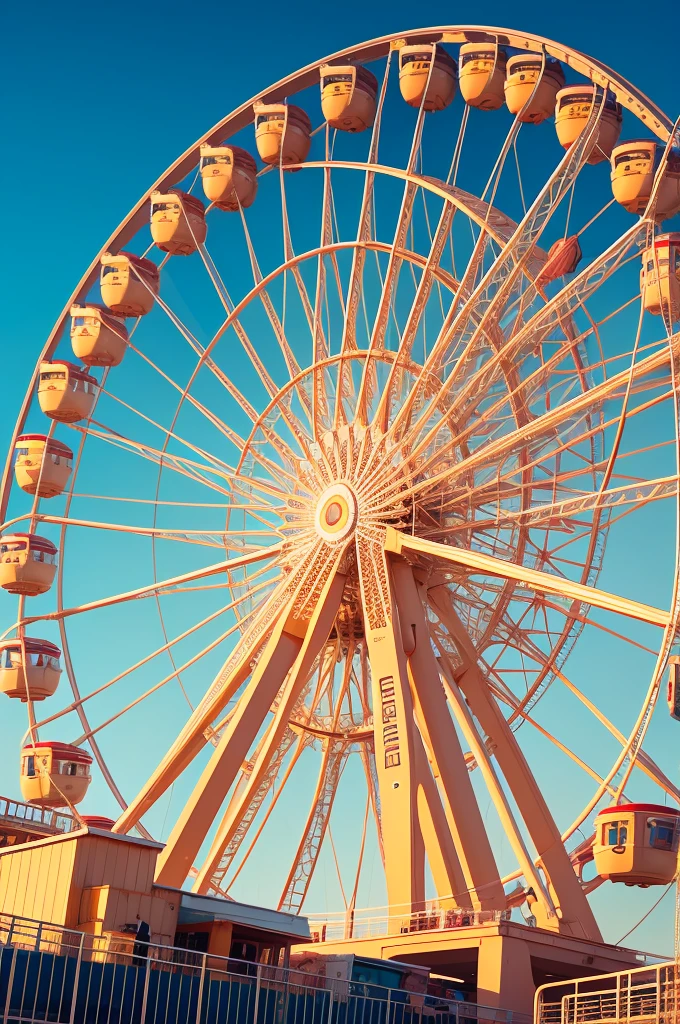 ferris wheel with donut design