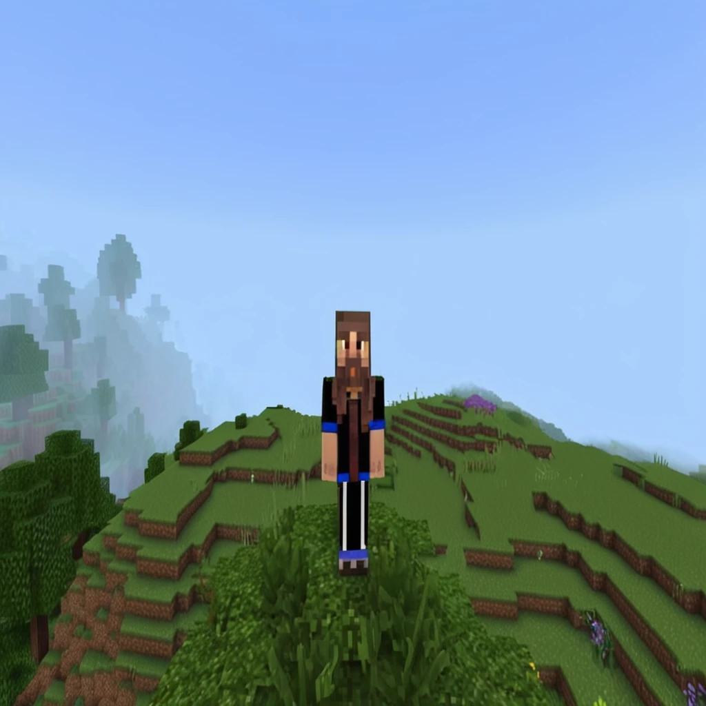 Turn this Minecraft skin into an art