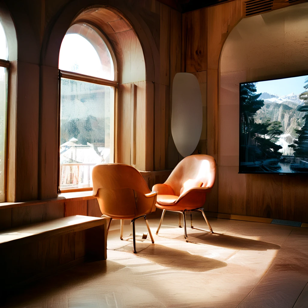(masterpiece, top quality, best quality),(ultra-detailed, absolutely resolution),((16k, high res)),

BREAK { hyper-realistic photo of the 'World Chair Museum,' showcasing a stunning architectural design dedicated to the history and variety of chairs. The museum should feature a grand entrance with large glass windows and an elegant facade. Inside, include spacious galleries with beautifully arranged displays of chairs from different cultures and eras. Use natural and soft ambient lighting to highlight the intricate details and craftsmanship of the chairs. Include elements like informative plaques, interactive exhibits, and comfortable seating areas for visitors. The overall atmosphere should be educational and awe-inspiring, capturing the beauty and diversity of chair design from around the world}

BREAK { (produces images with information more than 40 million pixels with cinematic-like detailed textures shot on a Sony SLR).}