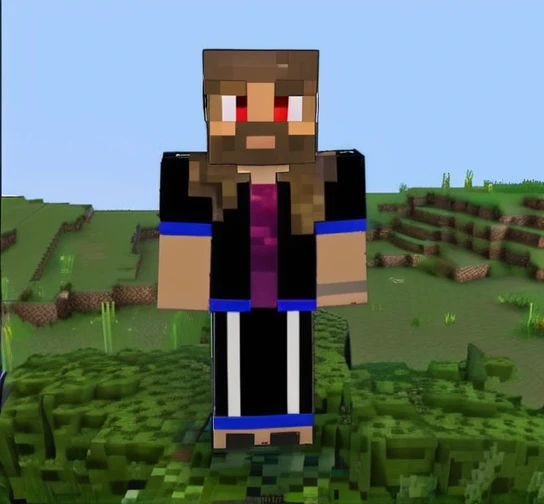 Turn this Minecraft skin into a 3D fan art