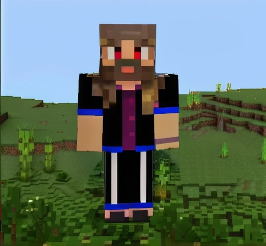 Turn this Minecraft skin into a 3D fan art