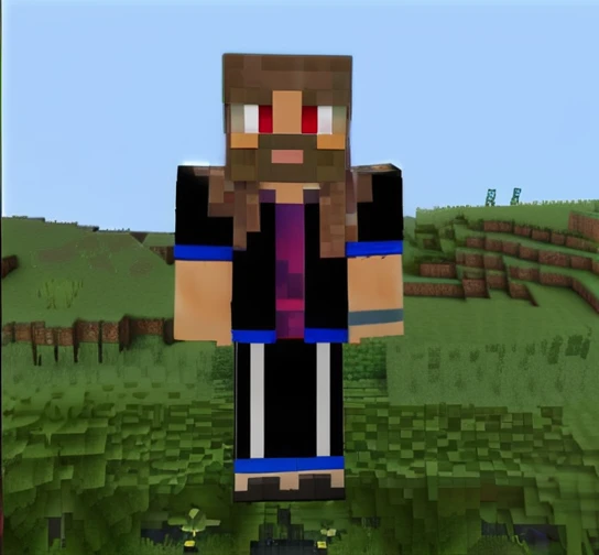 Turn this Minecraft skin into a 3D fan art