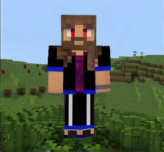 Turn this Minecraft skin into a drawing