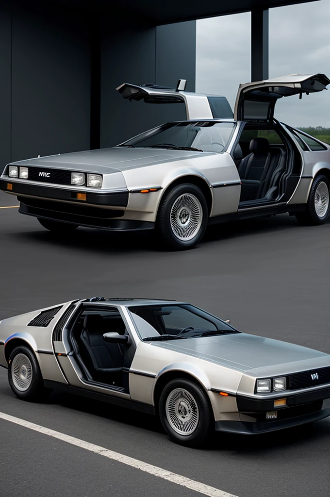 Unite the auto max 5 and the delorean in a car of the future 