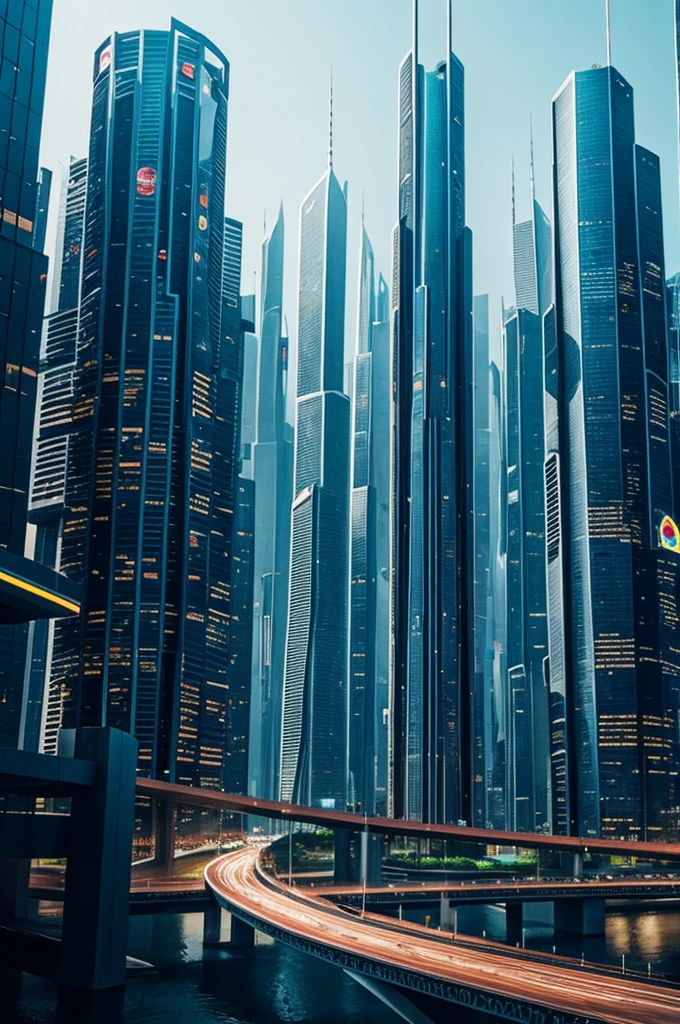 futuristic city