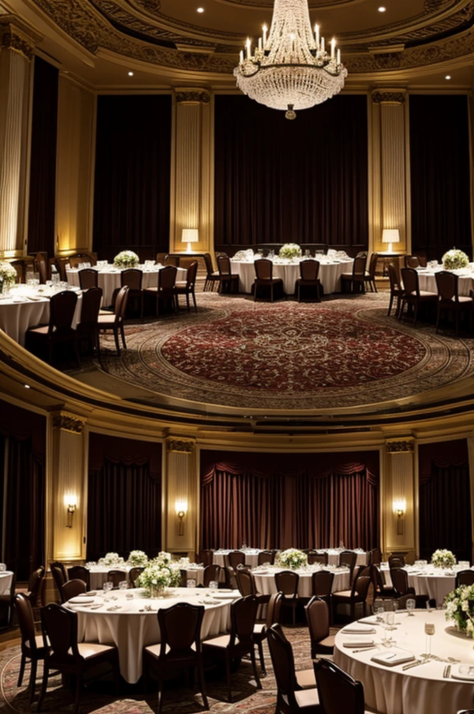 Make a group doing work in a very fancy room 