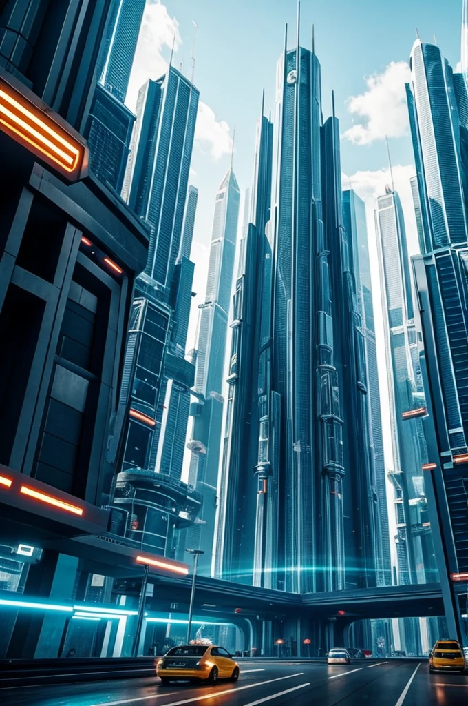 futuristic city
