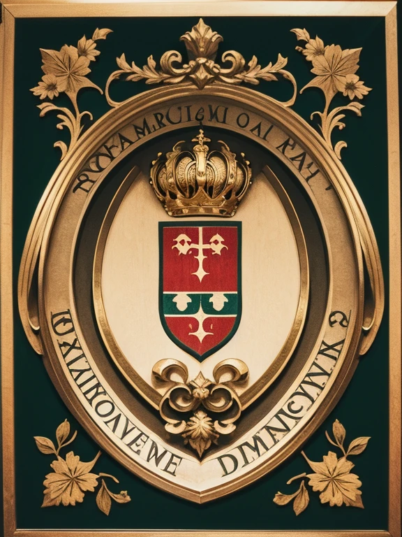 Coat of arms of nobility, parchment, symbol, Written "osmadiel" no symbol, Tree