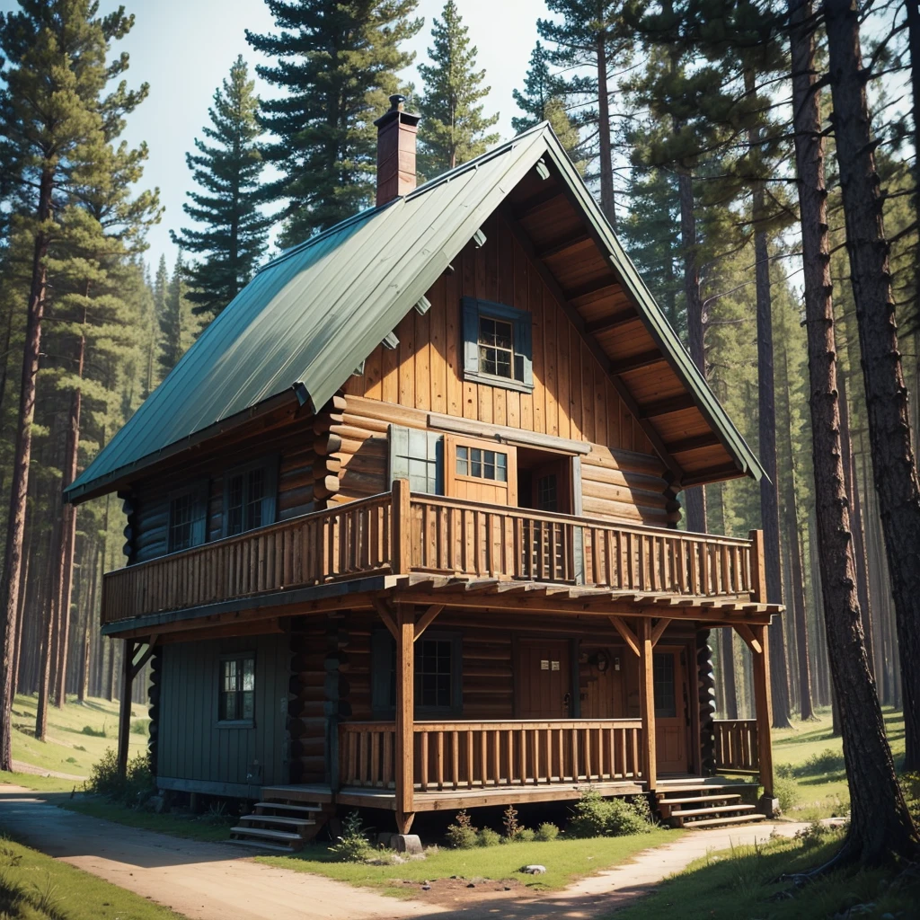 Humble cabin in the woods
