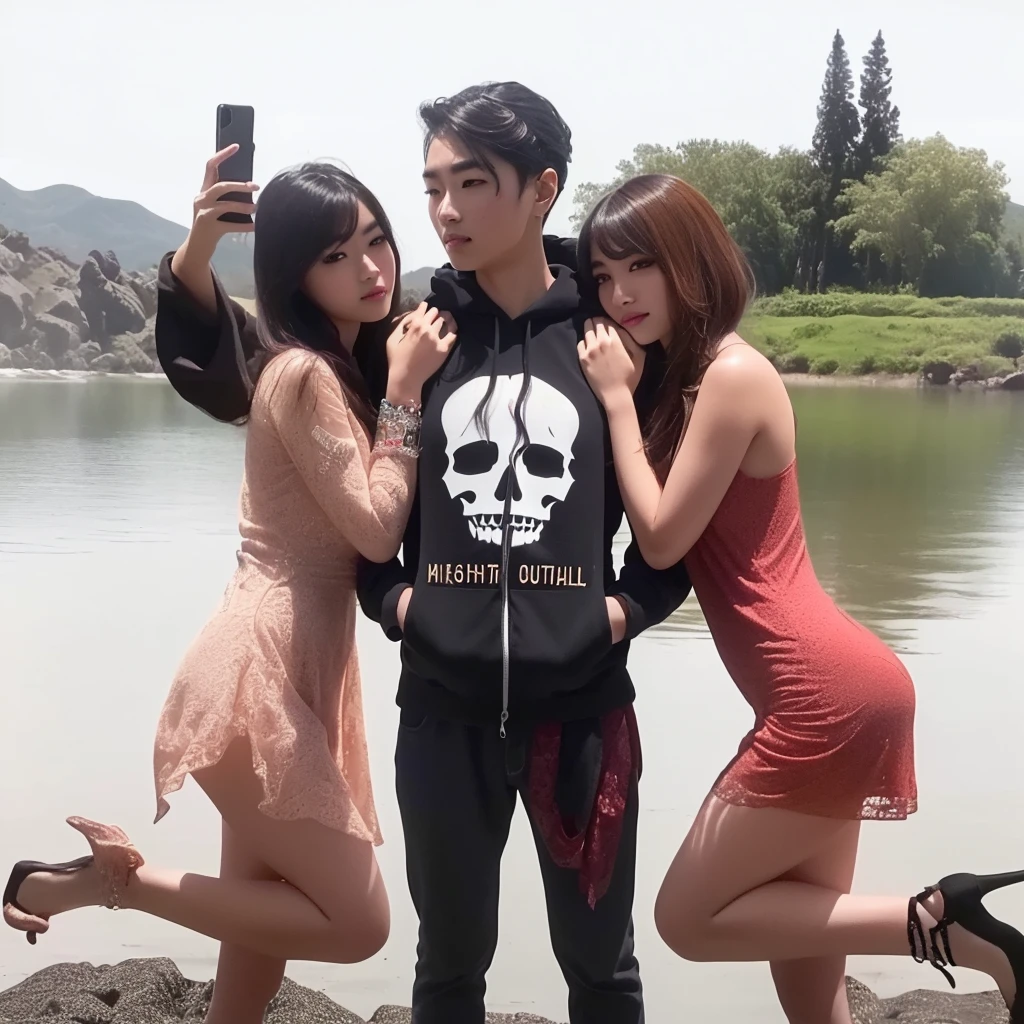 young asian woman, beautiful detailed eyes, beautiful detailed lips, extremely detailed eyes and face, longeyelashes, beautiful skin, serene expression, delicate features, elegant posture, intricate ornate dress, ornate jewelry, warm lighting, intricate background details, (best quality,4k,8k,highres,masterpiece:1.2),ultra-detailed,(realistic,photorealistic,photo-realistic:1.37),fine art photography