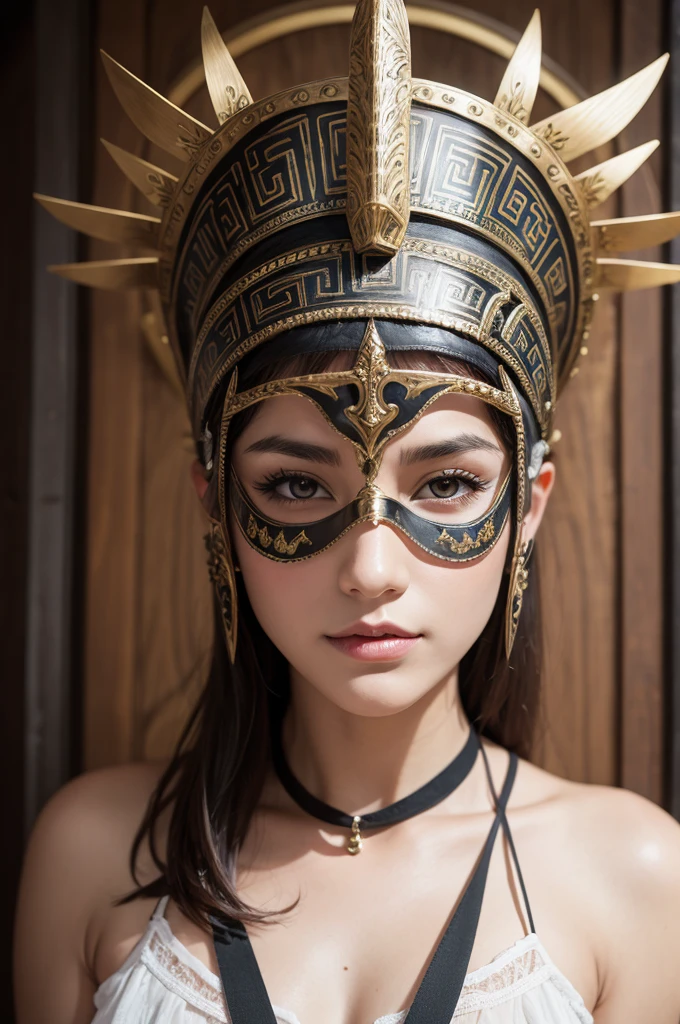 Greek theater mask