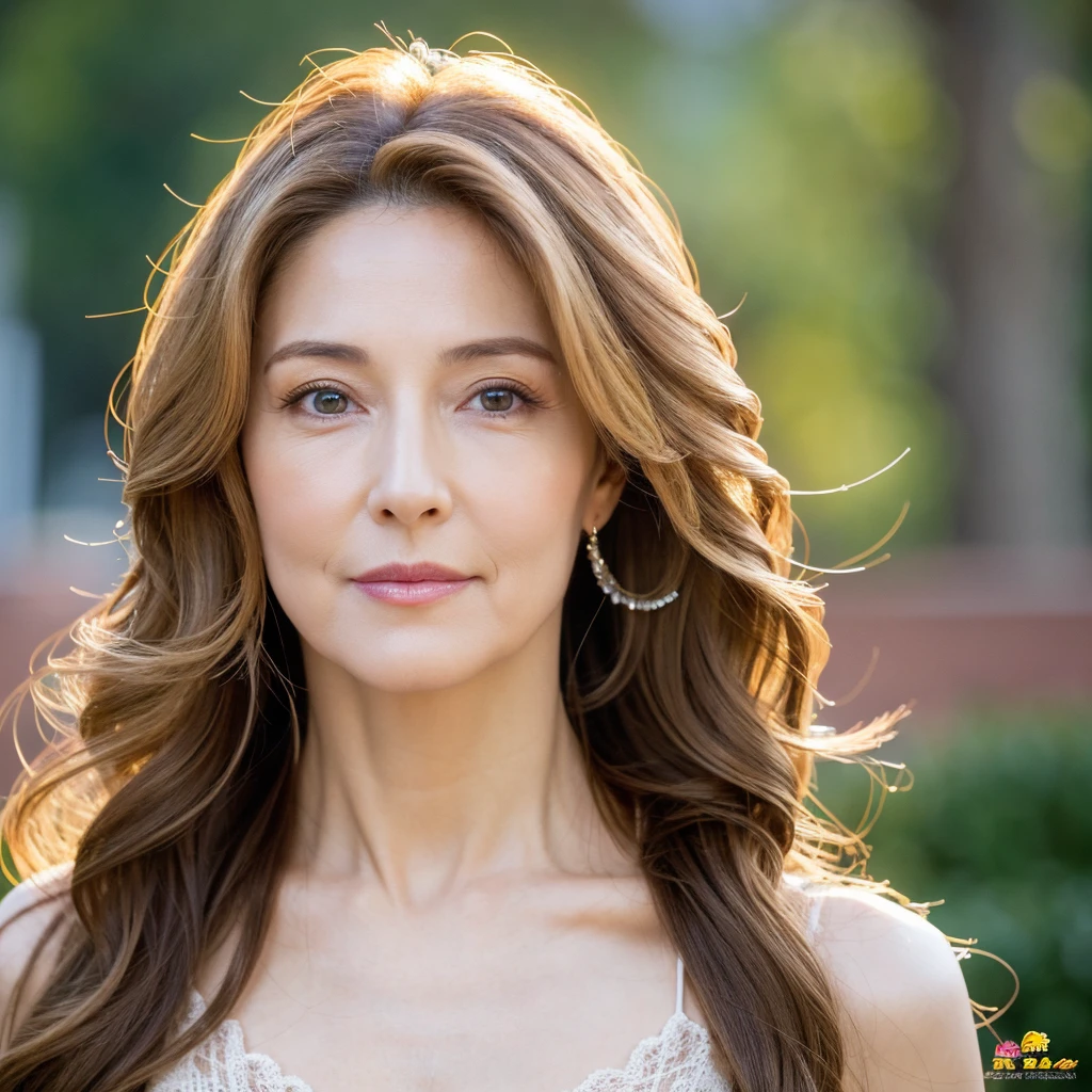 Beautiful mature woman with beautiful wavy long blond hair, Sexy Mature, Ultra-high resolution,(Realistic:1.4), ((Highest quality)), ((masterpiece)), (be familiar with),