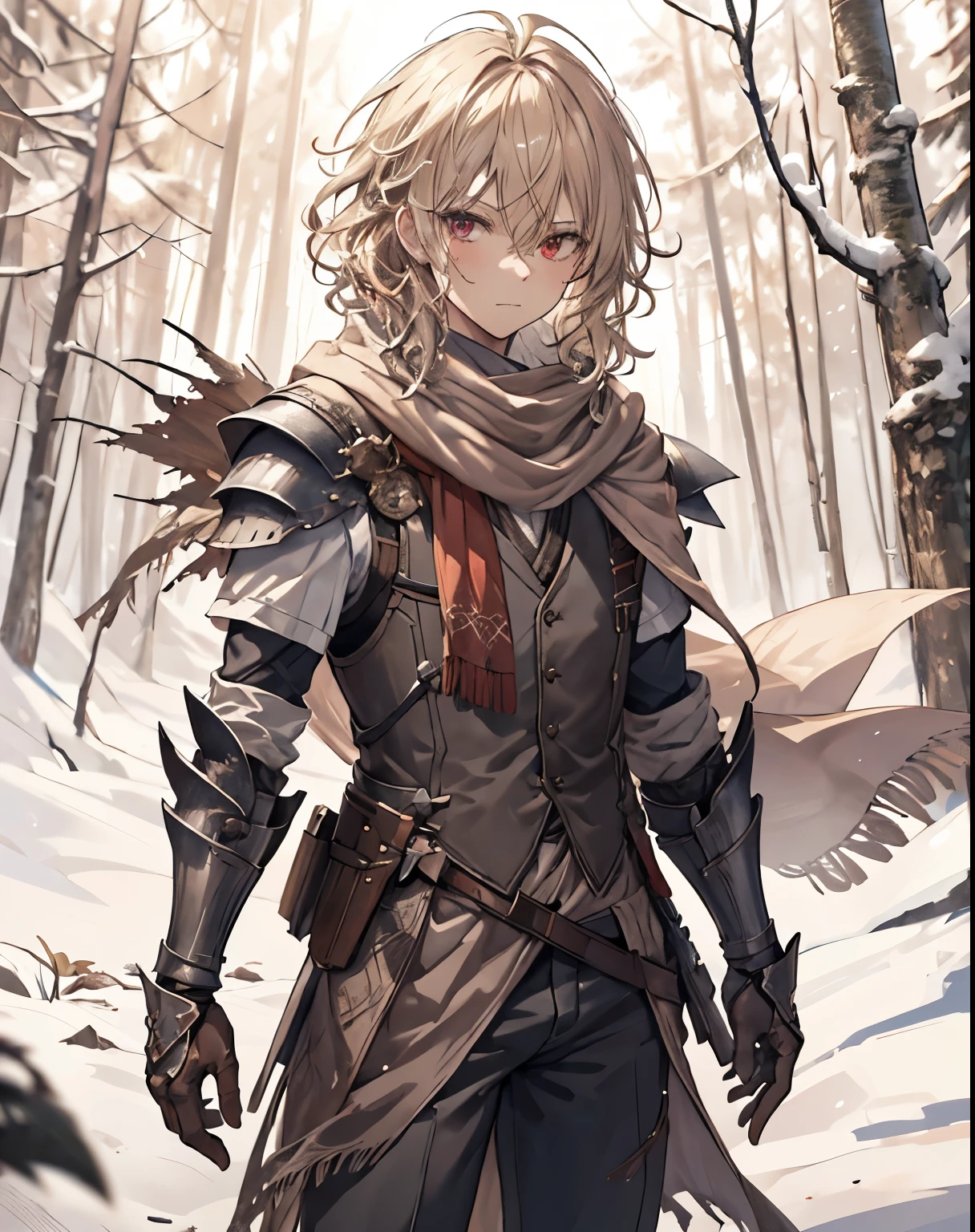Ballet dancer in tight white tights, drops of sweat on the skin, muscular young man, large bulge, protruding codpiece 1,(1boy:1.5),13-year-old:1.5,teenager,Libido boy, physiognomy,(warrior), boy,(((boy,boy,only,,male gender))), (black hair:1.5,((spiky black hair with ponytail))),(((brown_eyes:1.3))),intricate eyes,beautiful detailed eyes,symmetrical eyes,big eyes:1.5,,((good anatomy,accurate body proportions,detailed shota body for young boy:1.3,perfect anatomy))), serious and thoughtful man,(nsfw),cute, ((gray revealing armor)),(red tights),(light armored armor on his chest and shoulders),((bright red panties),((revealing clothing:1.5,show skin:1.5)),(tiny bulge on panties),(((intricate outfit,intricate clothes))), (dynamic pose:1.0),embarrassed,(centered,scale to fit dimensions,Rule of thirds), ((snowy pine forest at night)),with dark stormy clouds,winter,scenery:1.25, highres,sharp focus,(ultra detailed,extremely detailed),(photorealistic artwork:1.37),(extremely detailed CG unity 8k wallpaper),(((vibrant colors,vibrant theme))),(intricate),(masterpiece),(best quality),
