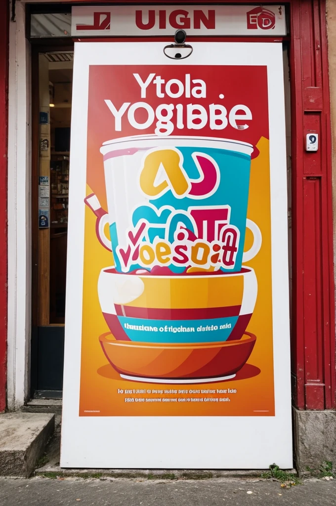 Un afiche de yogubit
