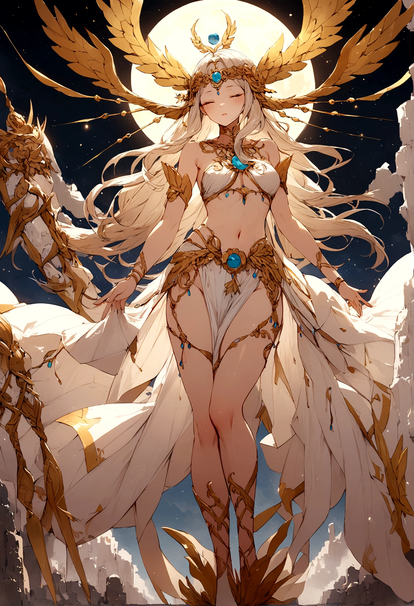 An image of a goddess without clothes 