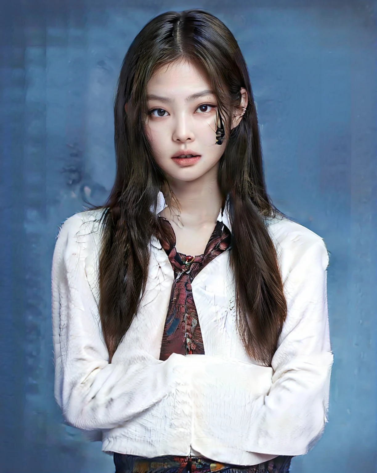 Brunetette, face detailed, Jennie, kpop, tall quality, sexly