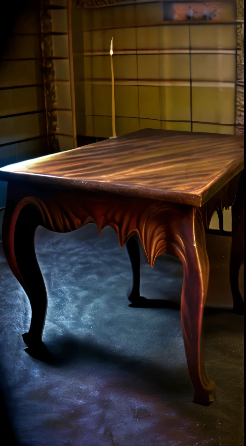 Fanged, tentacled table 