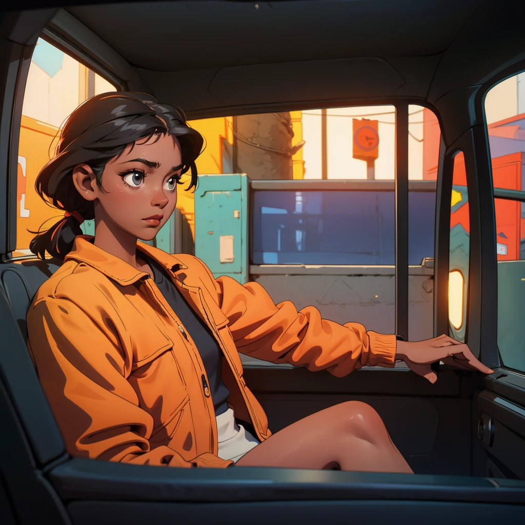 Lady leaving home to go to work and man leaving home to go to work as a taxi driver and inside the house they leave a 13-year-old dark-skinned boy alone
