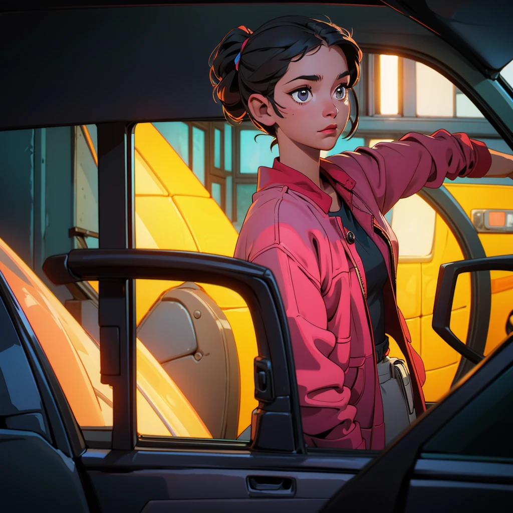 Lady leaving home to go to work and man leaving home to go to work as a taxi driver and inside the house they leave a 13-year-old dark-skinned boy alone