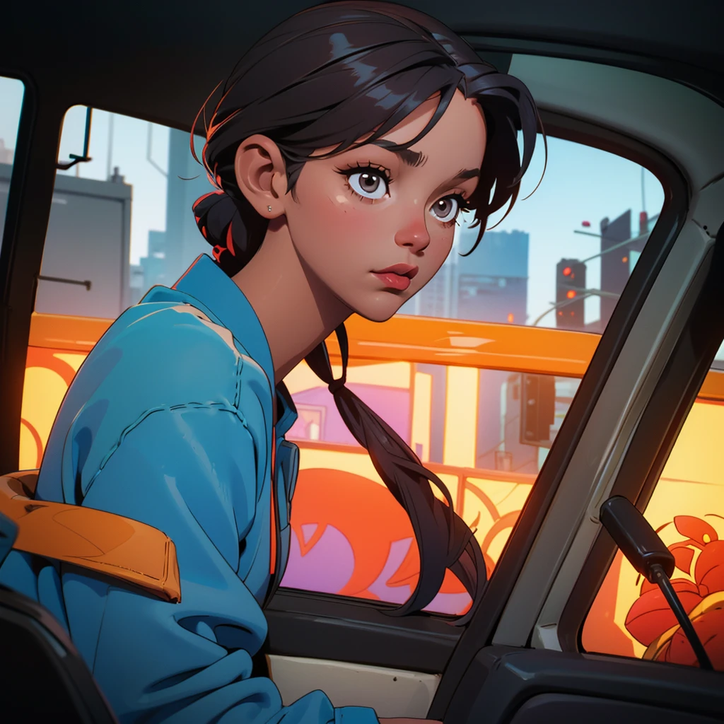 Lady leaving home to go to work and man leaving home to go to work as a taxi driver and inside the house they leave a 13-year-old dark-skinned boy alone 