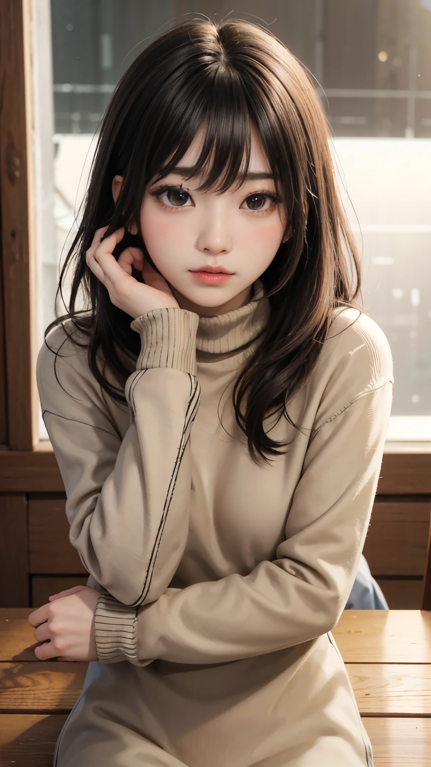 (最高qualityのディテール)、Realistic、8K Ultra HD、High resolution、(One Girl:1.2)、The 超detailedな、高qualityのテクスチャ、Intricate details、detailed、非常にdetailedなCG、高qualityの影、detailed 美しく繊細な顔、detailed 美しく繊細な目、Written boundary depth、Ray Tracing、20th generation、Cute K-Pop Girls、(The Face of Ulzan in Korea)、Thin face、(Urzan-6500-v1.1:0.6)、PurerosFace_v1、Glowing Eyes、Perfect body、 Viewer Display、(最高qualityのディテール:1.2)、Realistic、8K Ultra HD、High resolution、(One Girl:1.2)、The 超detailedな、高qualityのテクスチャ、Intricate details、detailed、非常にdetailedなCG、高qualityの影、detailed 美しく繊細な顔、detailed 美しく繊細な目、Written boundary depth、Ray Tracing、20th generation、Cute K-Pop Girls、(The Face of Ulzan in Korea)、Thin face、(Urzan-6500-v1.1:0.6)、cheek、Glossy Lips、、High resolution, Best image quality, 最高quality, Realistic, 超detailedな, Photo realistic, 4K 8K Ultra HD Full Color RAW Photos, Fujifilm(Medium format), Hasselblad, Carl Zeiss, Incredible dynamic range photography(utility_art:Smooth-768:1.1),High resolution, High pixel count, 明確なdetailed, Clear images, Natural color reproduction, Noise Reduction, High fidelity, quality, Software Improvements, Upscaling, Optimized Algorithms, Professional-level retouching,
1. Oversized coat:
The coat is、Choose an oversized design that covers from shoulders to knees.。Color is classic navy or black、or warm khaki or beige, hang on.、Choose colors that match the season。
2. Knitted sweater or turtleneck:
To protect yourself from the cold、Knitted sweater or turtleneckを選択してください。Match the texture and color of the knit to the coat.。
3. Wide leg pants:
For pants, Choose a wide-leg design、Combines ease of movement and style。Denim in dark tones or black trousers will look good.。
4. Knee-high boots:
What is included in an oversized coat、足首からふくらはぎまでカバーするKnee-high bootsとの組み合わせ。Boots are black or dark brown and chic.、Gives a stylish impression。
5. accessories:
シンプルなゴールドまたはシルバーのaccessoriesを選択してください、Add elegance to your outfit。for example、Long necklaces and large earrings are recommended.。
6. Handbags:
Handbags、Choose a color that matches the tone of your outfit.。Shoulder bags and tote bags are convenient and stylish。
7. Compensateと髪型:
Compensate, Choose natural colors that flatter your skin。Wavy Hair、By creating loose curls、Appeal to softness。