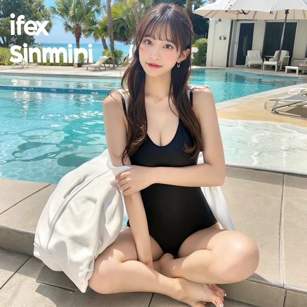 White swimsuit