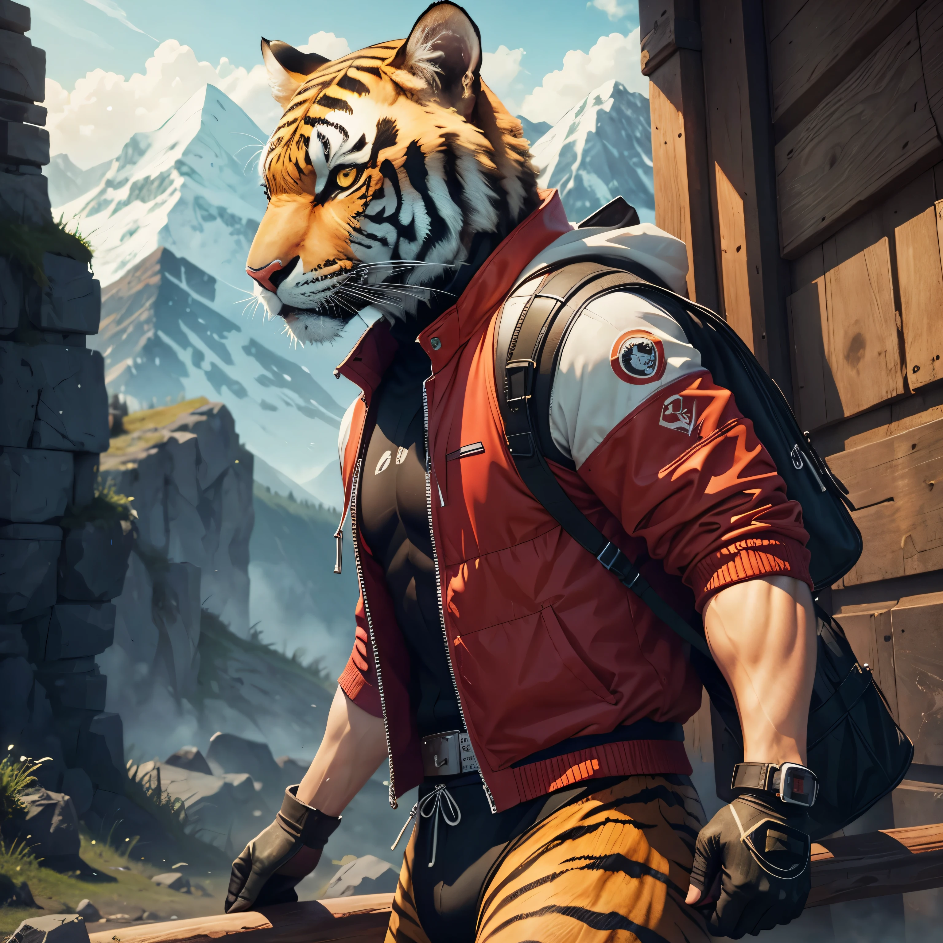 tiger，Mountain，Cyber，banknote，money